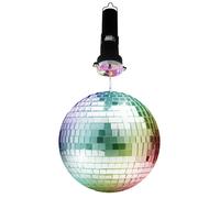 Party Fun Lights - Rotating Mirror Ball With Led And Motor (605209) Toy NUEVO