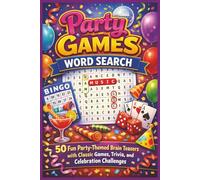 Party Games Word Search: 50 Fun Adults Puzzles with Board Games, Card Games, Trivia, and Game Night Favorites (Word search books collection)