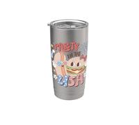 Party In The Usa 4th Of July Patriotic Happy 4th Of July Vaso térmico de acero inoxidable de doble pared