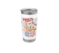 Party In The Usa 4th Of July Patriotic Happy 4th Of July Vaso térmico de acero inoxidable de doble pared
