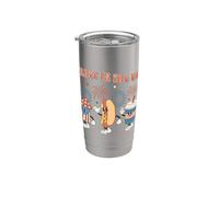Party In The USA 4th Of July Vintage Hot Dog 4th Of July Vaso térmico de acero inoxidable de doble pared