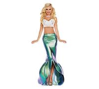 Party King Under The Sea Mermaid Women's Fancy Dress Costume Large