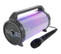 PARTY LIGHT & SOUND Altavoz Bluetooth LED porttil con USB, Micro-SD y Micrfono