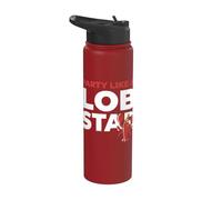 Party Like A Lob Star Funny Lobster Dancing Music Lovers Stainless Steel Insulated Water Bottle