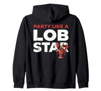 Party Like A Lob Star Funny Lobster Dancing Music Lovers Sudadera con Capucha