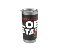 Party Like A Lob Star Funny Lobster Dancing Music Lovers Vaso térmico de acero inoxidable de doble pared