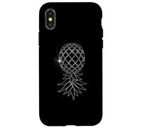 Party Mode Pineapple Swinger Lifestyle Vanilla Partner Swap Carcasa para iPhone X/XS