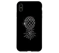 Party Mode Pineapple Swinger Lifestyle Vanilla Partner Swap Carcasa para iPhone XS MAX