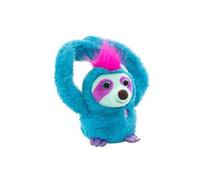 Famosa Softies - Slowy Perezoso de Party Pets, muñeco Que Gira sobre Sus Brazos y Repite lo Que Dices, además Incluye Diferentes Sonidos y 10 Funciones Azul