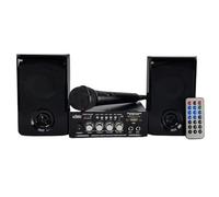 Party Sound & Light Kit Karaoké PARTY-KA100, 2 x 50 W, USB SD y Bluetooth, Micro