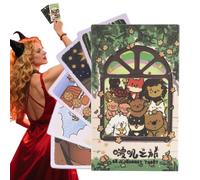 Party Tarot Cards, Family Night Emotional Connection Game, 4,21 x 2,36 pulgadas, Easy to Learn Conversation Deck, Thoughtful Card Toy, Ideal para bonding y social Fun