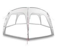 Party Tent Gray - Canopy impermeable para exteriores con tejido de poliéster con revestimiento de poliuretano, 695 x 695 x 295 cm, gran refugio desplegable para fiestas en el jardín, eventos en la