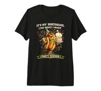 Party Wiener Vintage Hot Dog Maestro de la Parrilla Regalo Camiseta Premium