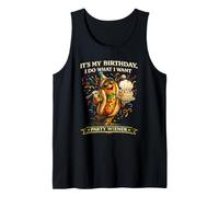 Party Wiener Vintage Hot Dog Maestro de la Parrilla Regalo Camiseta sin Mangas