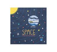 PartyDeco - Servilletas de papel Space Adventure - 20 unidades - Fiesta temática espacio