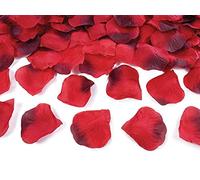 PartyDeco 500 pétalos de rosa para decoración de bodas