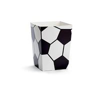 PartyDeco 6 Cajas de Palomitas de fútbol