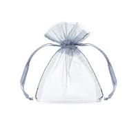 PartyDeco Bolsa de organza - Bolsa de regalo para invitados, bolsa de joyas, regalos de boda, decoración de mesa, bolsa de bombones