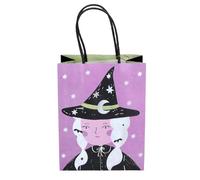 PartyDeco Bolsa de papel para regalo de caramelos para Halloween, cumpleaños, carnaval