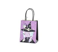 PartyDeco Bolsa de papel para regalo de caramelos para Halloween, cumpleaños, carnaval