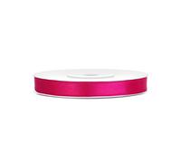 PartyDeco Cinta Satinada Fucsia 25 m