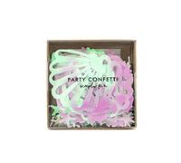 PartyDeco Confeti de animales marinos de 1,5 a 5,5 cm, 23 g, decoración de mesa de cumpleaños infantil, narval, conchas, estrella de mar