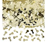 PARTYDECO Confeti de Mesa Zizi Dorado Metalizado 30 g