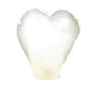 PartyDeco - Farol volador con corazón blanco