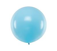 PARTYDECO Globo de látex Gigante Azul 1 m