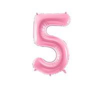 Globo Gigante número Rosa Pastel 86 cm