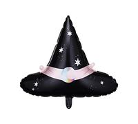 PartyDeco Globo Metalizado de Sombrero de Bruja 66 x 57 cm