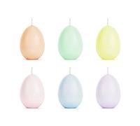 PartyDeco Juego de velas para decoración de mesa con huevos de Pascua
