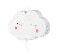 PartyDeco Nube de Piñata, 50 x 32 x 9 cm, fiesta de cumpleaños para niños pequeños, fiesta de cumpleaños, eventos, decoración