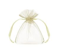 PartyDeco Organzasack - Bolsa de organza para invitados, joyas, regalos de boda, decoraciones de mesa, bolsas de bombones