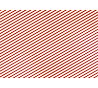 PartyDeco Papel de regalo de Navidad blanco y rojo a rayas Papel de regalo