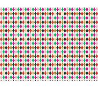 PartyDeco Papel de regalo, diseño de rombos