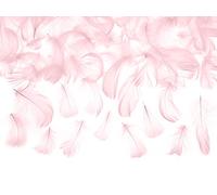 PartyDeco plumas decorativas DIY artesanía boda decoración comunión plumas hechas a mano para colgar rosa claro