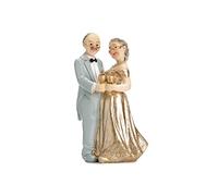 PartyDeco STATUINA - Decoración para tartas de boda (50 años, 12 cm), multicolor