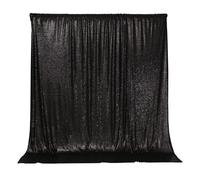 PartyDelight Black Sequin Backdrop Photography Splactly Glitter Back Drop Cortina Partido 6ftx6ft