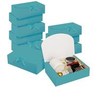 PartyGifts&beyond Caja de regalo para despedida de soltera, 10 cajas de regalo para dama de honor (azul lago)