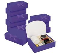 PartyGifts&beyond Caja de regalo para despedida de soltera, 10 cajas de regalo para dama de honor (azul claro)