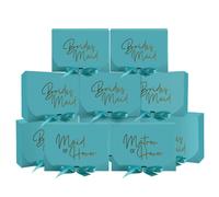 PartyGifts&beyond Gift Paquete de 10 cajas de dama de honor Cajas de propuesta de dama de honor ΏSerαs mi caja de dama de honor Caja de propuesta