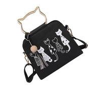 PartyKindom 1 Pieza Bolso Bandolera de Mujer con Diseño de Gato Mochila Casual de PU para para Trabajo y