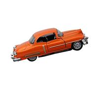 PartyKindom 1 Pieza Modelo De Coche Clásico Modelo De Coche Antiguo Modelo De Coche Estático Auto Modelo Miniatura Coches Fundidos a Presión Coche Antiguo De Juguete Su Hogar Aleación Naranja