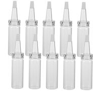 PartyKindom 10 Piezas Animal Milk Feeder Reusable Glass Pet Nursing Bottles For Small Animals Hamsters Sugar Gliders Squirrels Lightweight Ergonomic Feeding Tool