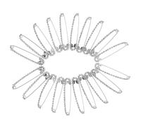 PartyKindom 10 piezas Broches de Bisutería con Cristales Incrustados de Alfileres de Seguridad Forma Accesorios Elegantes para Sujetar Ropa Suéteres Chales y Bufandas