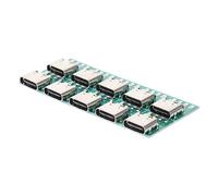 PartyKindom 10 Piezas de Placa de Adaptador Receptáculo USB C 3.1 PCB y Aleación de Zinc para Transmisión y Estabilidad Mejorada en Enlaces de Datos