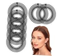 PartyKindom 10 Piezas Diademas de Peine de para Mujeres Accesorios para Cabello Peines Anchos para Diademas Estirables y Cómodas para y Maquillaje