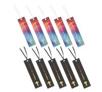 PartyKindom 10 Piezas Marcadores de Biblia de Papel Símbolos Espirituales, Precisos y Delicados para Eventos Religiosos y Regalos Cristianos en Bautizos y Confirmaciones