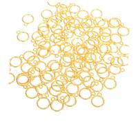 PartyKindom 100 Piezas Mini Open Back Hollow Round Bezel Charms Zinc Alloy Frames For Resin Jewelry Making Diy Bracelets Necklaces Crafting